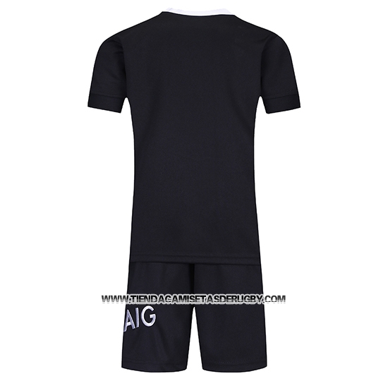 Camiseta Ninos Kit Nueva Zelandia All Blacks Rugby 2019-2020 Local